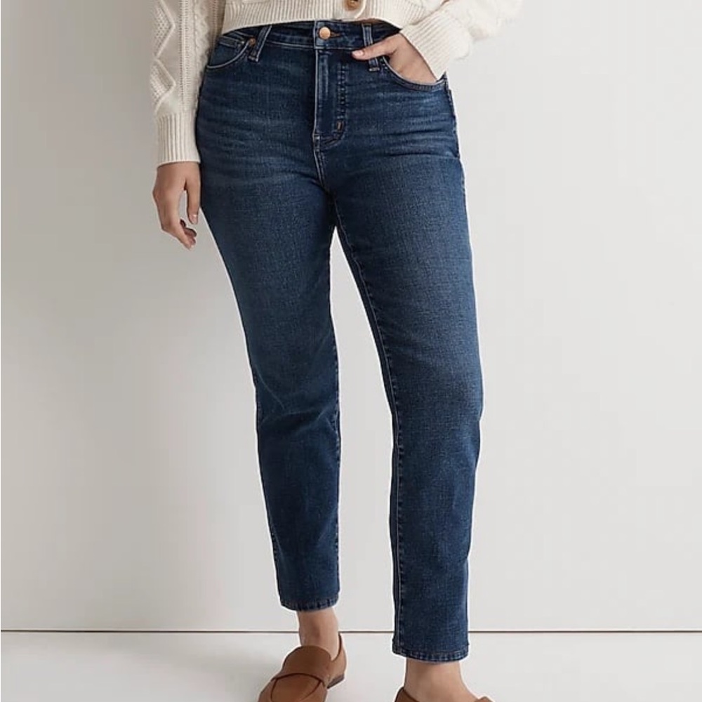 BNWT Madewell Jeans Curvy Stovepipe Pendleton Wash 24